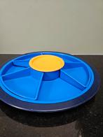 Tupperware Preludio party schaal, hapjes , serveer schaal, Ophalen of Verzenden, Zo goed als nieuw, Blauw, Schaal