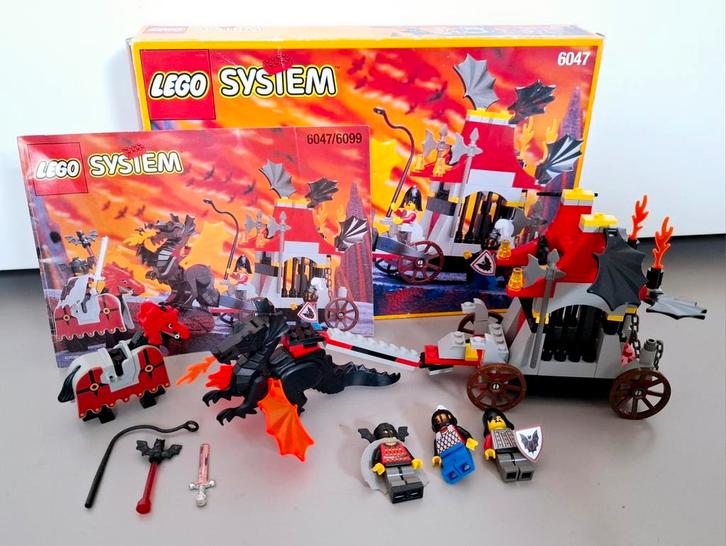 Lego Fright Knights / Traitor transport / 6047/6099, Kinderen en Baby's, Speelgoed | Duplo en Lego, Zo goed als nieuw, Ophalen of Verzenden