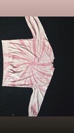 Trendy tie-dye sweater- roze/wit, Maat 38/40 (M), H&M, Verzenden, Roze
