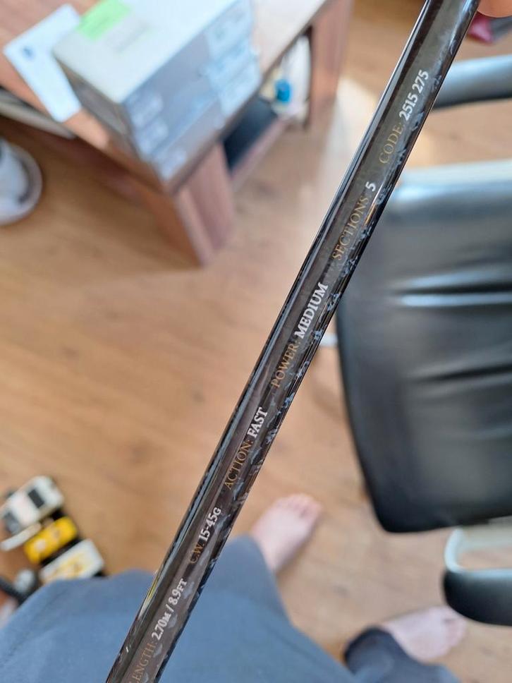 Spro Specter Spin 270-M Reishengel, Watersport en Boten, Hengelsport | Karpervissen, Zo goed als nieuw, Werphengel, Ophalen of Verzenden