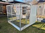 Te koop voliere, Dieren en Toebehoren, Vogels | Hokken en Kooien, Ophalen, Gebruikt, Aluminium, Volière