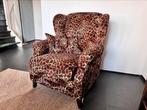 Panterprint/ giraffeprint stoel, Huis en Inrichting, Stof, Ophalen of Verzenden, 75 tot 100 cm, Fauteuil stoel