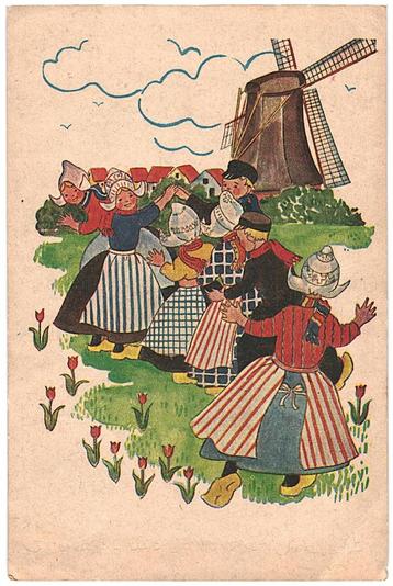 981746 Klederdracht 1948 stempel Waalwijk Gelopen beschikbaar voor biedingen