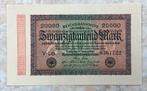 20000 mark 1923, Duitsland., Postzegels en Munten, Verzenden, Duitsland, Los biljet
