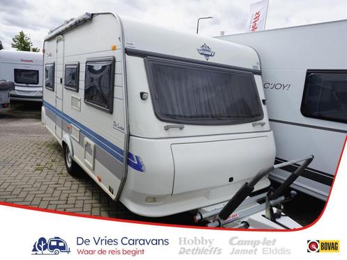 Hobby De luxe Easy 450, Caravans en Kamperen, Caravans, Bedrijf, tot en met 4, 750 - 1000 kg, Rondzit, Hobby, Dwarsbed, Overige typen