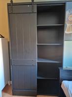 Zwarte Woood Kast, Ophalen, Gebruikt, 25 tot 50 cm, 150 tot 200 cm