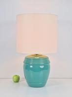 Vintage Laura Ashley tafellamp Porselein Pastel groen 1980, Huis en Inrichting, Overige materialen, N, N, Vintage