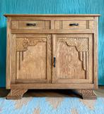 Vintage massief houten commode, mooi houtsnijwerk, Kinderen en Baby's, Ophalen, -, 50 tot 70 cm, -