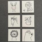 Tegeltjes 15 X 15 cm. - handbeschilderd - i.p.v. een kaart., Ophalen of Verzenden, Nieuw, Overige thema's, Overige typen