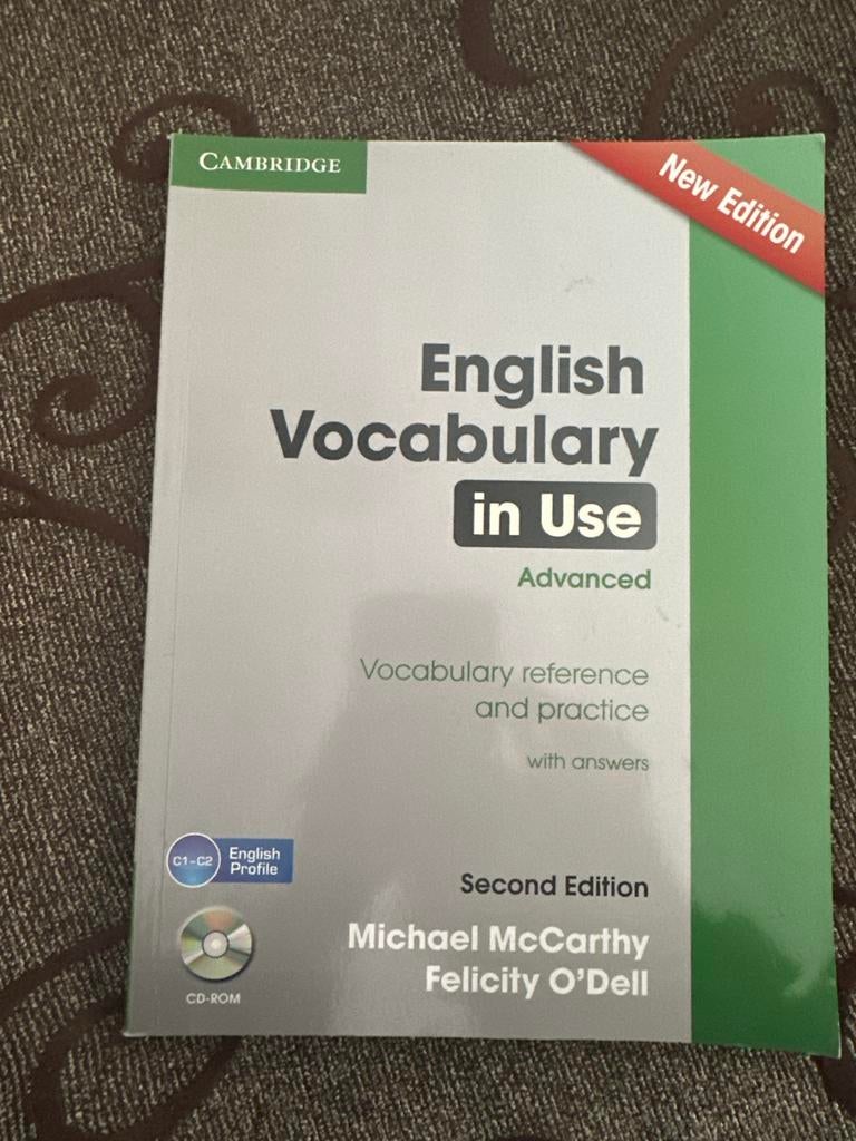 English Vocabulary in Use advanced, Boeken, Studieboeken en Cursussen, Ophalen of Verzenden, Alpha, Zo goed als nieuw, HBO