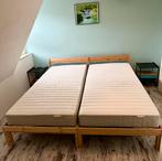 2 bedden zo goed als nieuw., Ophalen, 90 cm, Eenpersoons, Zo goed als nieuw