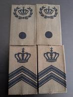 Set Rangen emblemen oud model GvT, Verzamelen, Militaria | Algemeen, Ophalen of Verzenden, Landmacht, Nederland, Embleem of Badge