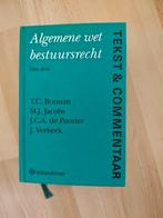 Algemene wet bestuursrecht, tekst & commentaar, Ophalen of Verzenden, Alpha, Zo goed als nieuw, WO