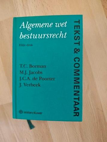 Algemene wet bestuursrecht, tekst & commentaar  beschikbaar voor biedingen
