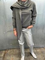 Dante6 dante 6 spijkerbroek 38 zilver 3 jeans metallic, Kleding | Dames, Ophalen of Verzenden, Zo goed als nieuw, Grijs, W30 - W32 (confectie 38/40)