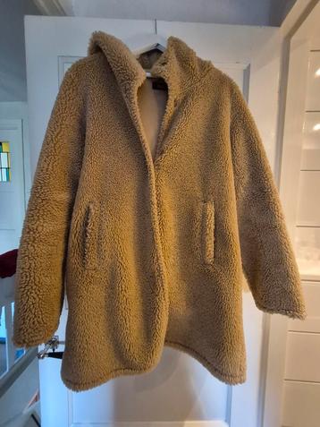 Beige Teddy Jas met Capuchon beschikbaar voor biedingen