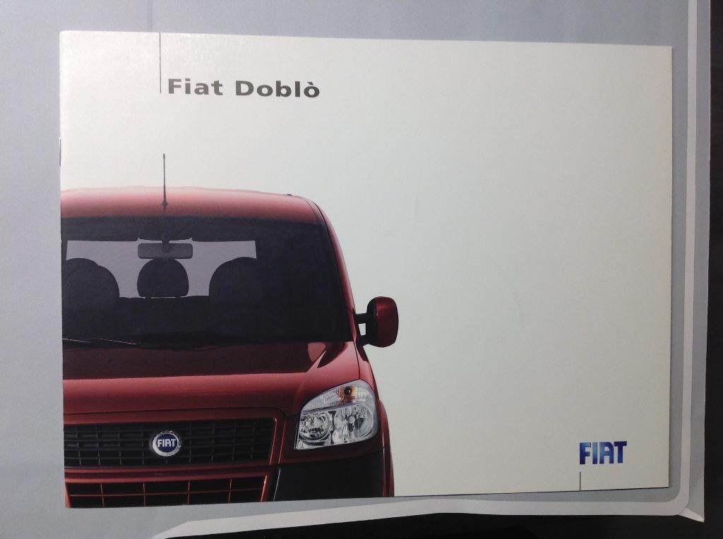 Fiat Doblo folder NED 18 blz 2005 met bijlagen, Ophalen of Verzenden, Nieuw, Overige merken