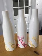 3 gekleurde vazen (nieuw), Overige materialen, Overige kleuren, Nieuw, Ophalen of Verzenden