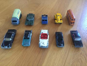 RUILEN: 10x zeer oude vintage Matchbox uit jaren 50 en 60 beschikbaar voor biedingen