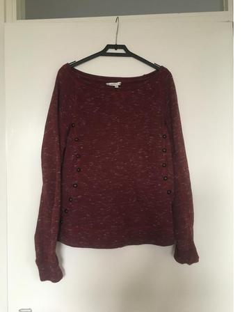 Charlie Joe trui bordeaux rood maat 36 S NIEUW  beschikbaar voor biedingen