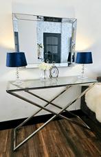 Eettafel, salontafel, sidetable en lamp, Ophalen