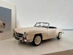 Mercedes 190 SL wit, Ophalen of Verzenden, Zo goed als nieuw, Auto, Autoart
