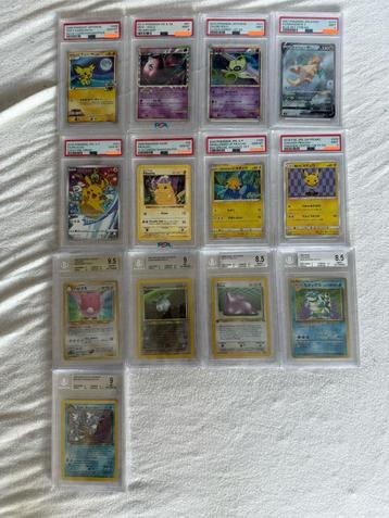 Pokemon psa en beckett slabs beschikbaar voor biedingen