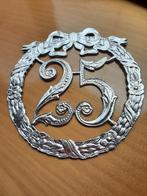 3 x zilveren cijfer 25, doorsnede 13 cm, Ophalen of Verzenden, Nieuw, Materiaal