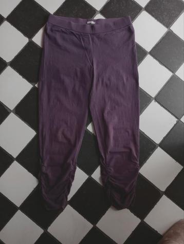Sandwich legging M nieuw paars auberginekleur 3/4 lengte beschikbaar voor biedingen