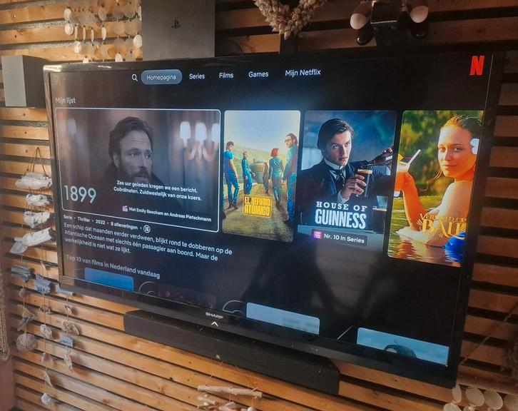 Sharp Aquos 65 inch HD TV - Groot scherm!, Audio, Tv en Foto, Televisies, Gebruikt, LED, 100 cm of meer, Full HD (1080p), Sharp