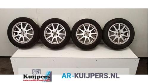 Sportvelgenset + banden van een Opel Corsa, Auto-onderdelen, Banden en Velgen, Personenwagen, Gebruikt