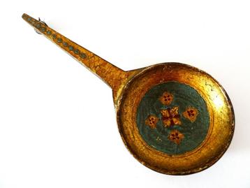 Italiaanse Florentijnse grote houten lepel schep beschikbaar voor biedingen