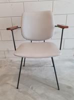 eetkamerstoel bureaustoel stoel Kembo Gispen skai leer teak, Ophalen, Mid century, Gebruikt, Metaal