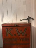 Groot oud winkel blik Haarlem, Verzamelen, Blikken, Ophalen of Verzenden, Gebruikt