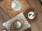 3 Wandspiegels Ibiza style, Huis en Inrichting, Woonaccessoires | Spiegels, Ophalen, Rond, Nieuw, Minder dan 100 cm