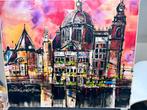 Schilderij Erik Zwezerijnen - Zicht op Sint Nicolaaskerk, Ophalen