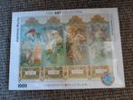 NIEUW: Puzzel Alphonse Mucha. de vier jaargetijden, Ophalen of Verzenden, 500 t/m 1500 stukjes, Nieuw, Legpuzzel