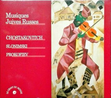MUSIQUES JUIVES RUSSES Chostakovitch Slonimski Prokofiev CD beschikbaar voor biedingen