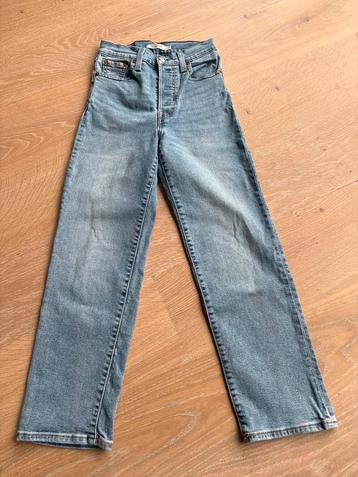 Levi's Ribcage Straight - Maat 23/27 Blauw beschikbaar voor biedingen