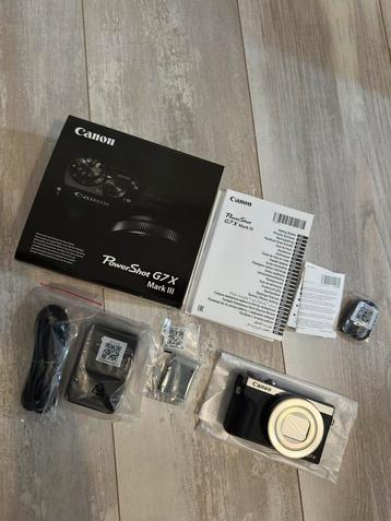 Canon PowerShot G7X Mark III PRIJS STAAT VAST beschikbaar voor biedingen