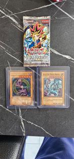 Yu-Gi-Oh! Metal Raiders Booster + Blue-Eyes & Dark Magician, Ophalen of Verzenden, Zo goed als nieuw, Meerdere kaarten