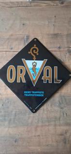 Orval Reclamebord - Trappistenbier, Ophalen of Verzenden, Gebruikt, Reclamebord