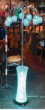 Kristallen vloerlamp I.z.g.s., Huis en Inrichting, Lampen | Vloerlampen, Ophalen, Zo goed als nieuw, 150 tot 200 cm