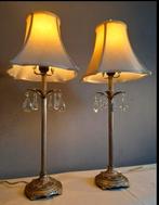 Tafellamppen 2 stuks, Huis en Inrichting, Lampen | Tafellampen, Gebruikt, 50 tot 75 cm, Ophalen of Verzenden, Metaal