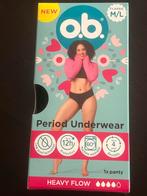 O.B. Menstruatie Ondergoed M/L - Nieuw!, Kleding | Dames, Ondergoed en Lingerie, Ophalen of Verzenden, Overige kleuren, Slip