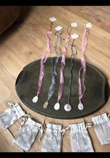 Natuursteen ketting € 3 p. stuk, rose quartz, jaspis, agaat. beschikbaar voor biedingen