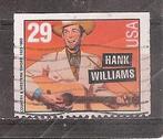 USA, Muziek, Hank Williams, 1993., Verzenden, Gestempeld, Noord-Amerika
