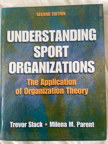 Understanding Sport Organizations beschikbaar voor biedingen