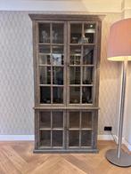 Grote Franse vitrinekast, Huis en Inrichting, Ophalen, 100 tot 150 cm, 200 cm of meer, Zo goed als nieuw