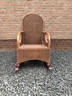 Schommelstoel Rotan, Huis en Inrichting, Ophalen, Riet of Rotan, Gebruikt, Bruin